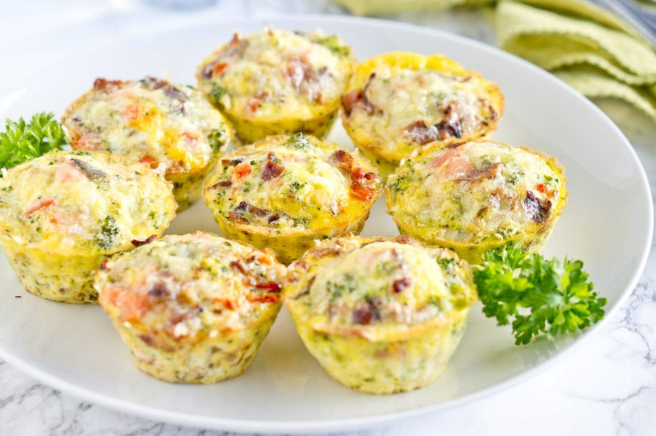 easy breakfast egg muffins | delicious meets healthy