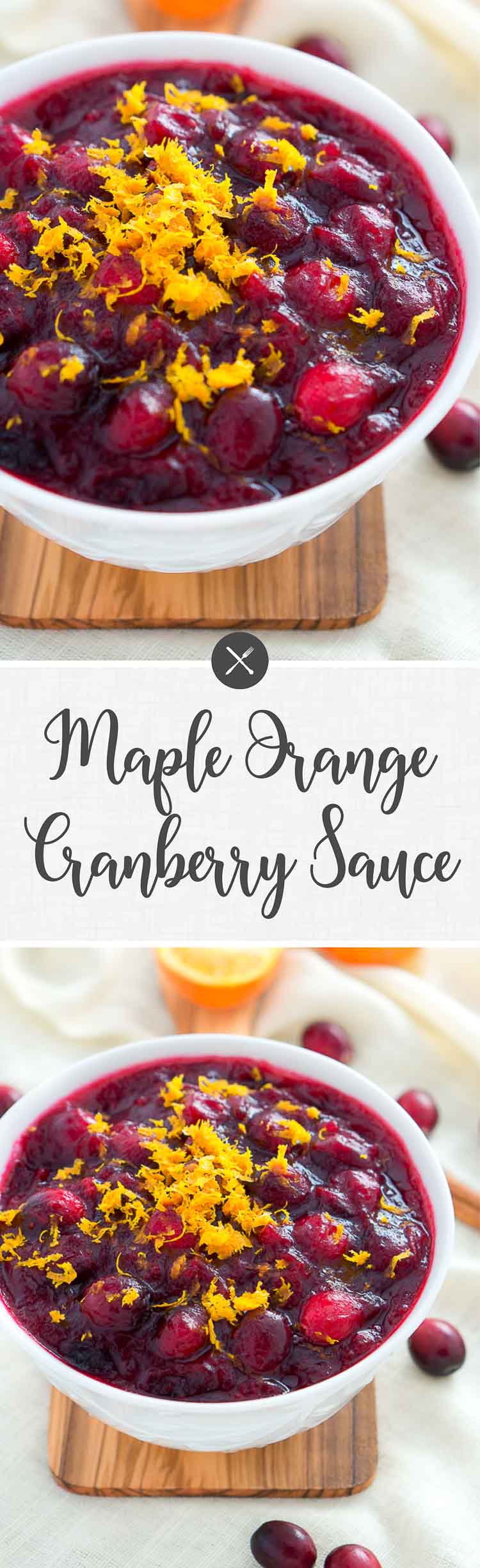 Maple Orange Cranberry Sauce + Giveaway | Delicious Meets ...