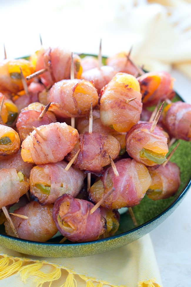 Bacon Wrapped Apricots with Jalapenos Delicious Meets Healthy