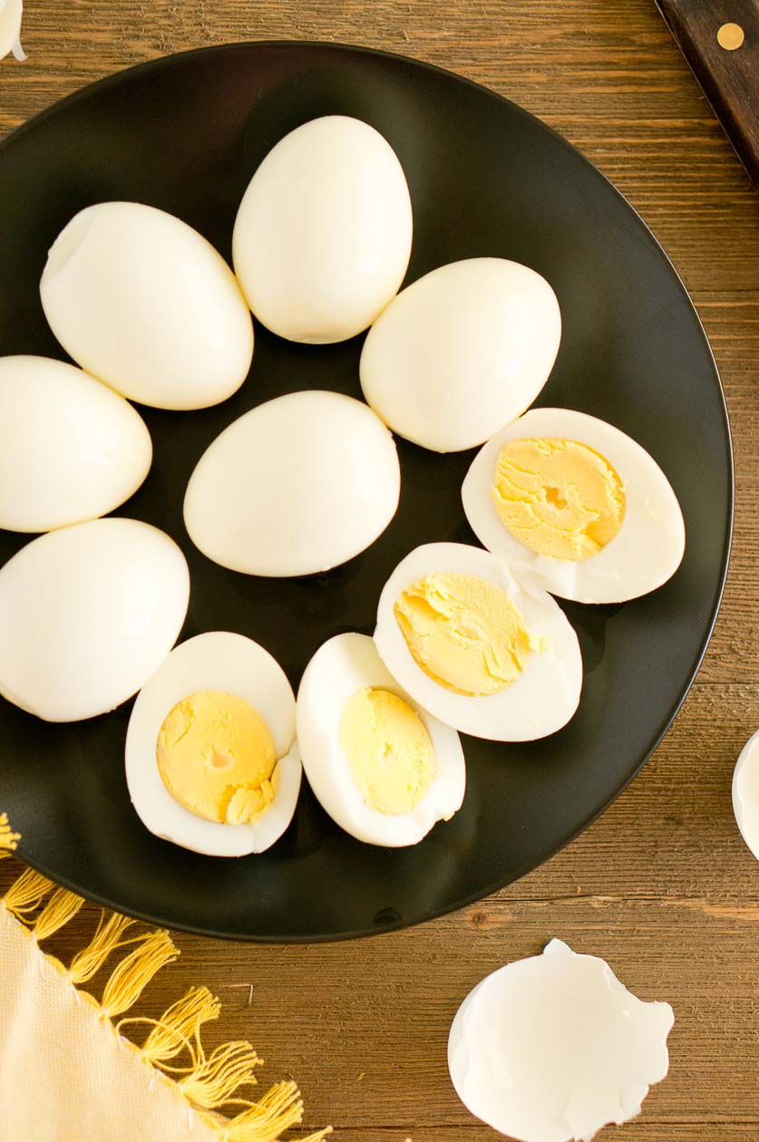 instant pot hard boiled eggs | delicious meets healthy